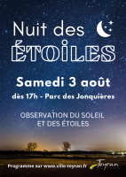 affiche_nuit_des_etoiles © Mairie Teyran