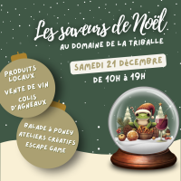 Les saveurs de Noel © Domaine de la Triballe